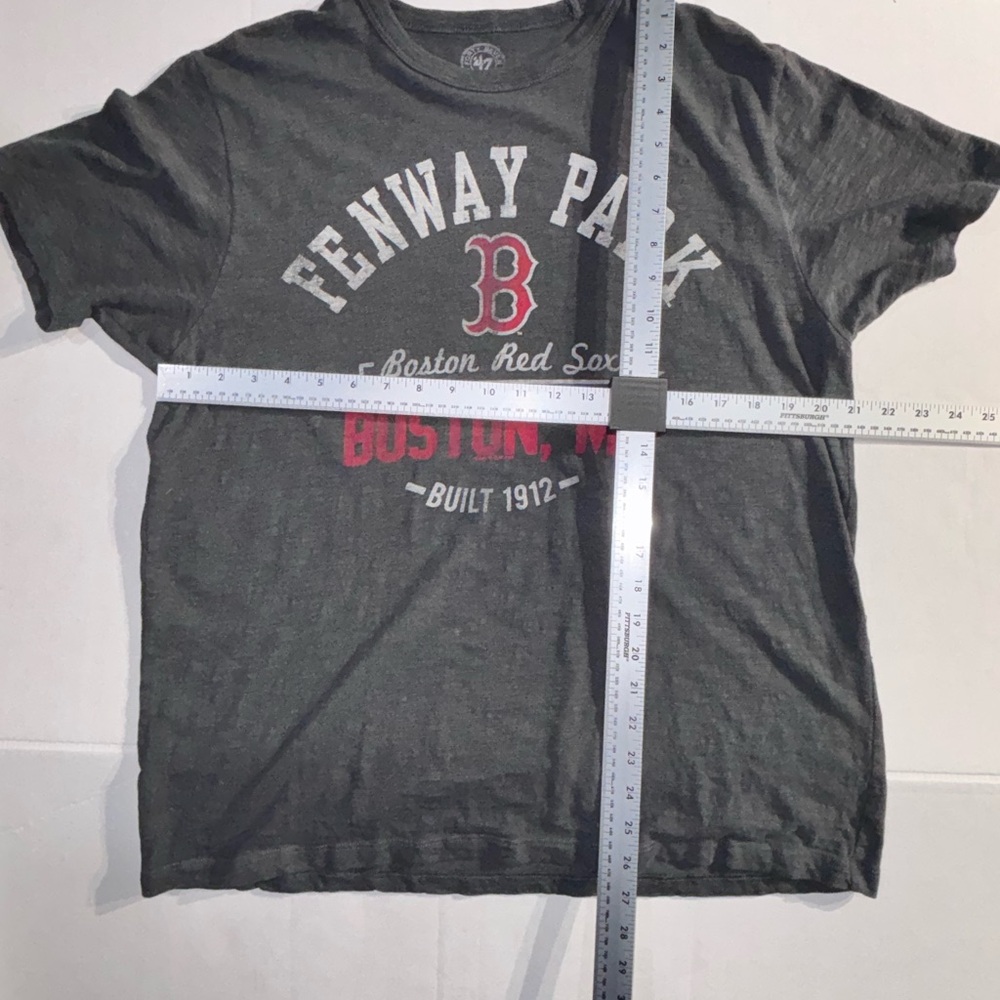 47 Brand Fenway Park Boston Red Sox Graphic Tee Size‎ Large Baseball Gray - Picture 6 of 10